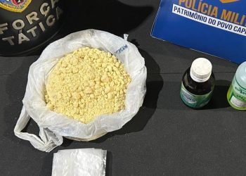 Força Tática do 11º BPM prende quatro suspeitos de tráfico com grande quantidade de drogas em Águia Branca