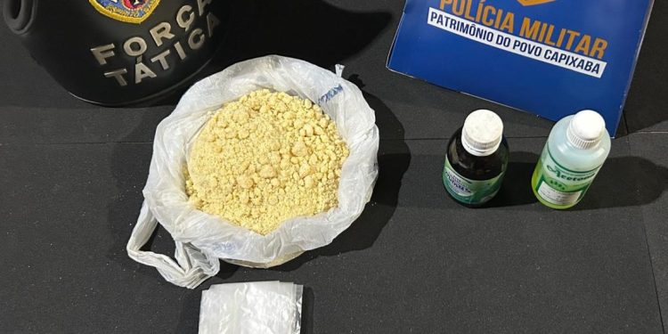 Força Tática do 11º BPM prende quatro suspeitos de tráfico com grande quantidade de drogas em Águia Branca