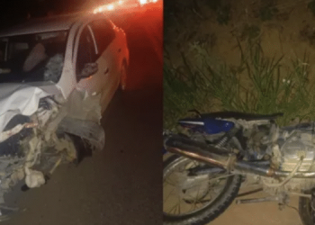 Mulher morre e filho fica ferido em grave acidente na ES-080, em Águia Branca