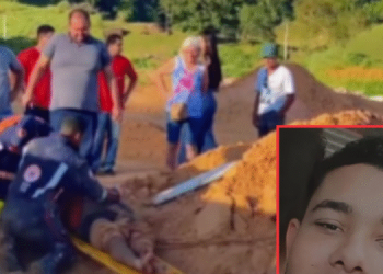 Jovem tem pé amputado após grave acidente em Barra de Sao Francisco