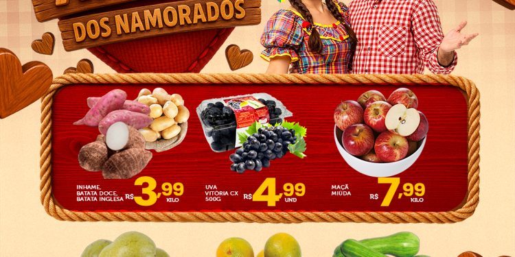 Supermercado Nogueira entra no clima junino com ofertas imperdíveis no “Arraiá dos Namorados” e “Ofertas de São João”!