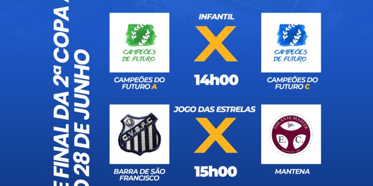 Grande Final da 2ª Copa AIS agita o Estádio Municipal Joaquim Alves de Souza neste sábado 28/06