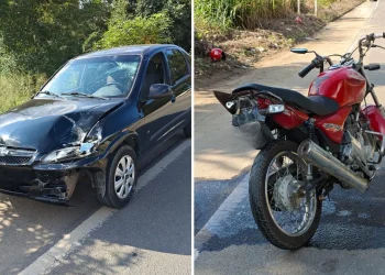 Motociclista de 72 anos morre após colisão com carro na zona rural de Águia Branca