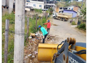 Prefeitura de Barra de São Francisco promove grande mutirão de limpeza no bairro Vila Vicente