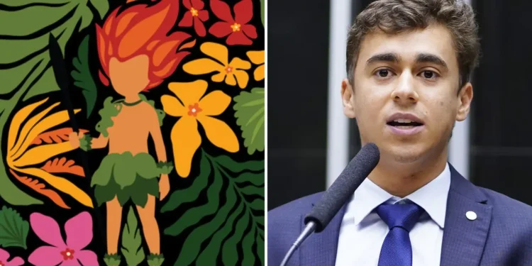 Nikolas Ferreira ironiza escolha do Curupira como mascote da COP30 e é rebatido por governador do Pará